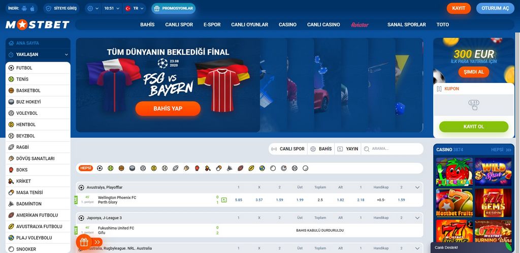 Mostbet Casino сайты KZ - Қолданба