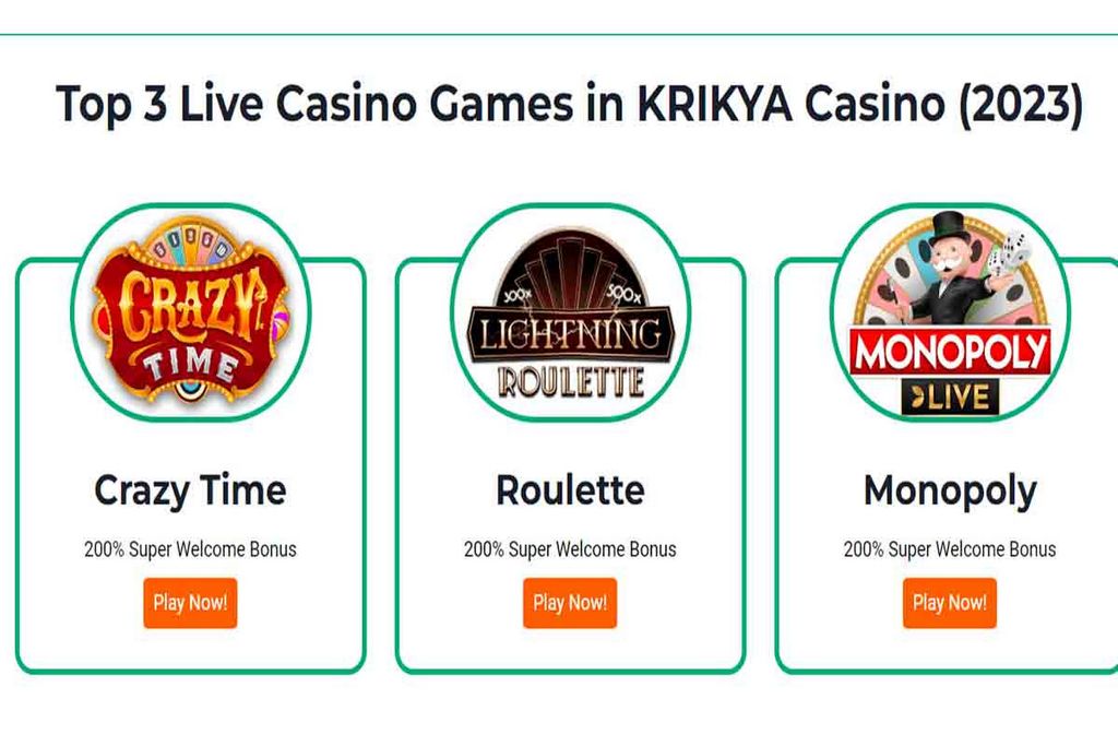 Krikya Online Casino and Sports Betting in Bangladesh Join